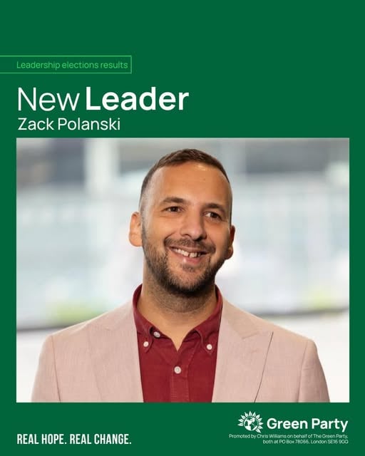 Zack Polanski - Green Party leader